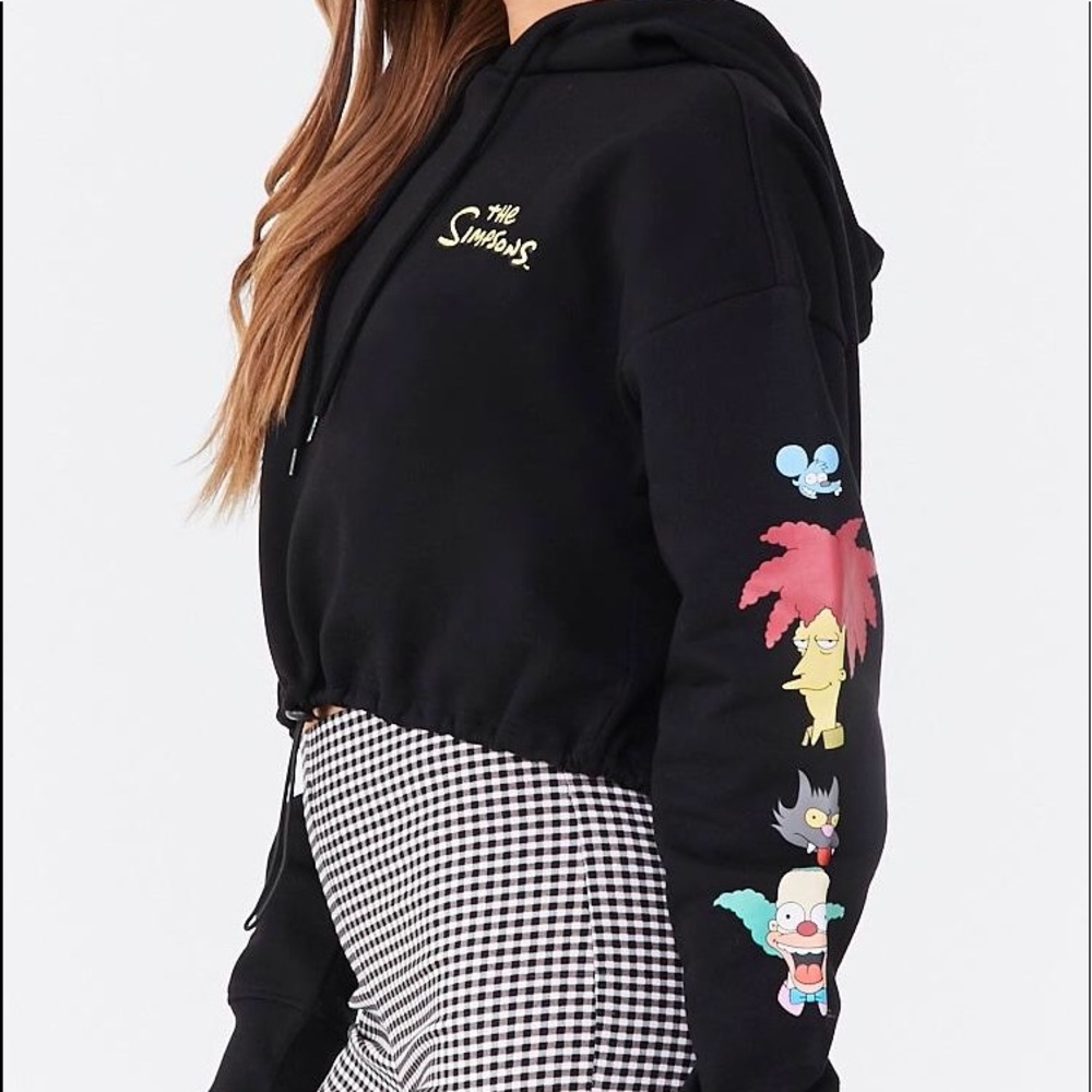 Cropped Simpson’s Hoodie